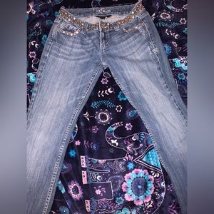 Y2k bootcut Miss me rare collector jeans,